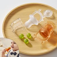 Nouveauté : Ensemble d'alimentation pour bébés, sucette en silicone sans BPA pour la congélation des fruits, pour bébés