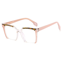 Gafas de diseño MS 82076 para mujer, gafas de moda de plástico coloridas, montura de gafas ópticas antiluz azul, agente de envío personalizado