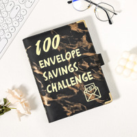 Vente en gros 100 enveloppe défi classeur livre A5 budget classeur planificateur 100 jours argent défi classeur