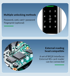 防水 K3 TTLock 指纹自动锁 金属数字无钥匙密码 ID 读卡器 NFC 用于门禁控制 - Product Image 6