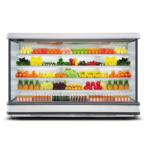 Refrigerador de aire de temperatura única comercial para exhibición de frutas y verduras de supermercado - Product Image 3