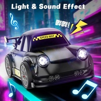 Voiture télécommandée intelligente 2.4G avec mode de dérive, suivi et fuite par détection, RC 360 °   Voiture de course Drift avec démonstration sonore et lumineuse