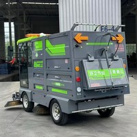 Balayeuse de voirie à réservoir d'eau, largeur 2450 mm, pour le nettoyage des parcs zoologiques et des parkings