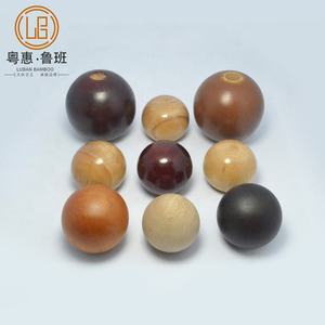 Holz perlen, runde Perlen Lose Perlen Rustikale Land perlen Geeignet für DIY Schmuck herstellung, Home Decoration Buche Holz kugel - Product Image 5