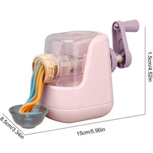 <strong>Kitchen</strong> <strong>Playdough</strong> Preschoolers Crafts Activity Noodle Maker Modeling Compound Clay Tool Kit for Kids Non-Toxic - Product Image 2