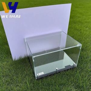 Étui à chaussures 3-en-1 en acrylique-Vitrine transparente pour chaussures <span class=keywords><strong>Nike</strong></span> en acrylique-Boîte de rangement anti-poussière pour baskets avec logo personnalisé-OEM - Product Image 4