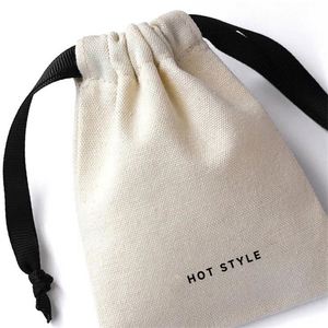 Factory Customized Eco-Friendly Cotton <b>Drawstring</b> Dust Bags Portable Jewelry <b>Drawstring</b> Bag - Product Image 3