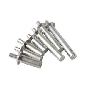 Rivets à percussion en acier inoxydable, rivets ronds en aluminium standard, rivets à tête plate - Product Image 1