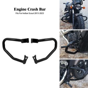 แถบกันชนของเครื่องยนต์เครื่องป้องกันทางหลวงด้านหน้าสำหรับลูกเสืออินเดีย Bobber Rogue หกสิบยี่สิบ ABS 2015-2023 - Product Image 6