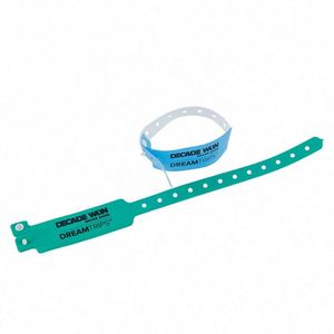 Pulseras de Vinilo Coloridas Personalizadas, Pulseras de Plástico Desechables Promocionales, Pulseras de Entrada con Mensaje - Product Image 3