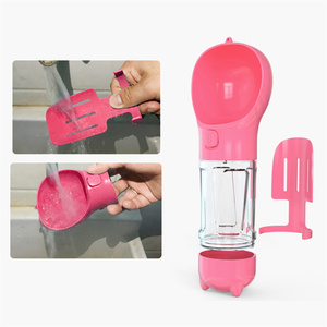 Toptan taşınabilir Pet gıda konteyner ile DispenserTravel su kasesi köpek su şişesi & Poop çanta tutucu köpek şeyler aksesuarları - Product Image 6