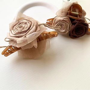 Meige Black Satin <b>Bow</b> Hair Clip With Feathers Women's Party Headdress Grip Style - Product Image 3