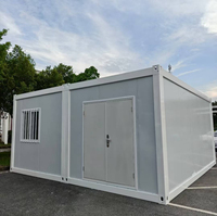 Conteneurs pliables modulaires portables préfabriqués de 20 et 40 pieds, maisons miniatures, bureaux, casas préfabriquées