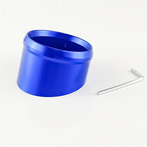 Cubierta de Tubo de Escape para Motocicleta Qiangye, de Aleación de Aluminio Azul, Pieza de Modificación para Salida de Escape, Ajuste Personalizado - Product Image 2