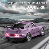 Mini RC Car 1:64 4WD Drift Car 2,4G Speed Racing Maqueta de alta velocidad de un juguete simulado Recargable Nuevos juguetes 15 km/h