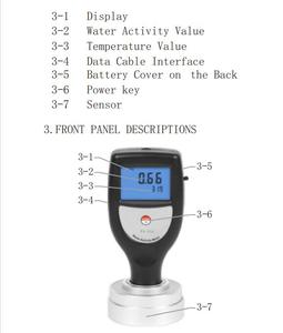 Chincan WA-60A xách tay LCD kỹ thuật số nước hoạt động Meter tùy chỉnh OEM công cụ kiểm tra cho thực phẩm hạt trái cây rau - Product Image 4
