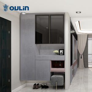 การออกแบบที่ทันสมัยเรียบง่ายตู้โต๊ะเครื่องแป้งไม้สำหรับห้องน้ำ - Product Image 3