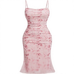 revelry bridesmaid dresses Pink Ruffle Detail Front Button Short Puff Sleeve Dress – SSYS