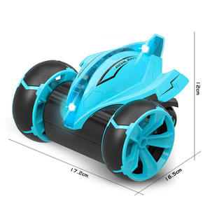 Voiture RC 4x4 pour enfants, véhicule à rotation 360 degrés, télécommande 27 MHz, voiture de cascade « Devil Fish » avec lumière - Product Image 4