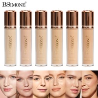 Fond de teint liquide coréen de luxe personnalisé correcteur de teint végan mat à couvrance complète maquillage imperméable à l'eau de marque privée