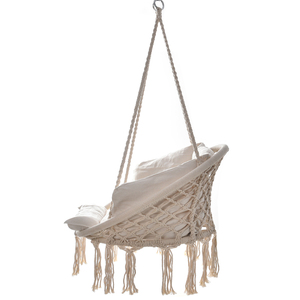Nouvelle chaise suspendue XL moderne avec coussin de soutien complet et structure en fer pour l'extérieur et le salon - Product Image 2