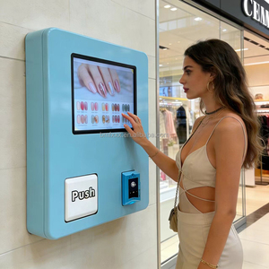 Máquina Expendedora Digital de Pared con Pantalla Táctil para Cosméticos, Pago con Tarjeta de <span class=keywords><strong>Crédito</strong></span> Metálica con Función SDK - Product Image 2