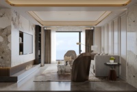 Amérique Moderne Villa Hôtel Appartement Projet 3d Rendering Interior Design Service House Interior Design