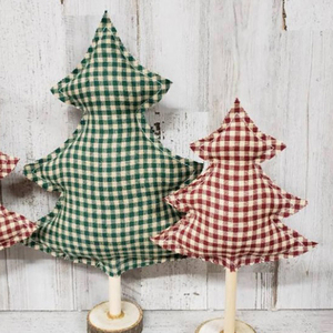 Kid <strong>Christmas</strong> Gifts Wholesale Farmhouse <strong>Christmas</strong> <strong>Decorations</strong> <strong>Red</strong> <strong>and</strong> <strong>Green</strong> Plaid Fabric <strong>Christmas</strong> Trees - Product Image 5