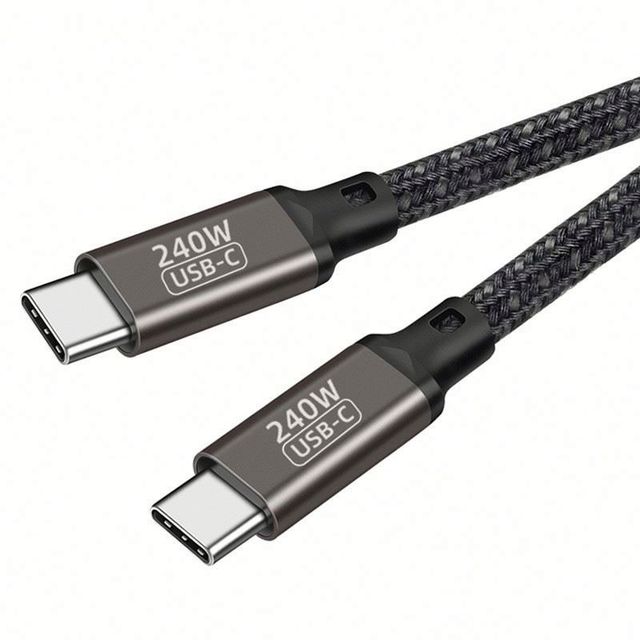 Wholesale Nylon Braided PD 240W Laptop Fast Charging USB C to C 48V 5A Data Transfer USB Cable