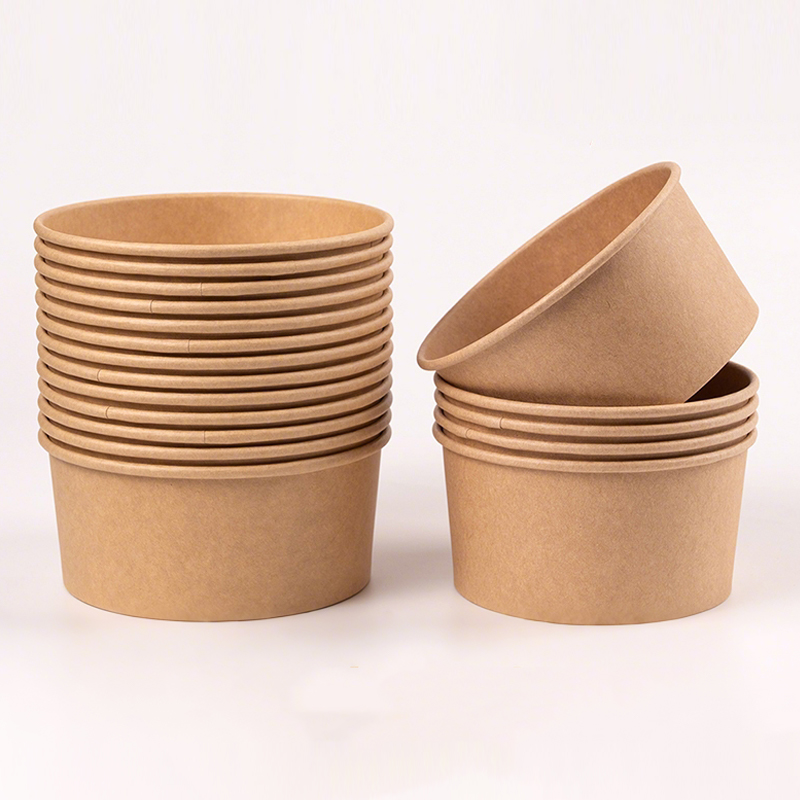 Disposable Thickened Leather-style Commercial Takeout Bowls with Lids Packaging Boxes for Pizza Hamburger Cookie Paper Plates