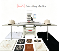 Machine à broder informatisée haute précision à tête unique 12/15 aiguilles, zone de travail 500*1200mm, grande capacité pour broderie de vêtements/robes