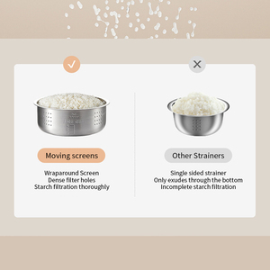 หม้อหุงข้าวไฟฟ้าดิจิตอลหน้าจอสัมผัสสีสันสดใส รุ่นใหม่ล่าสุด ความจุ 3 ลิตร ลดน้ำตาล พร้อมหน้าจอแสดงผล เหมาะสำหรับ 3~5 คน - Product Image 3