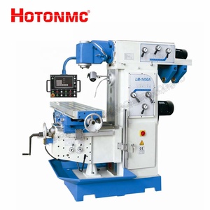 LM1450A Manual Mill Vertical <strong>Horizontal</strong> Swivel Head Knee Type Universal Manual <strong>Milling</strong> <strong>Machine</strong> - Product Image 1
