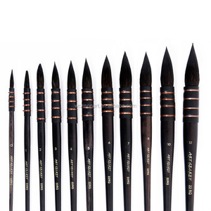 22RQ pennelli forniture d'arte scoiattolo capelli acquerello pennello artistico per artisti pittura disegno forniture - Product Image 3