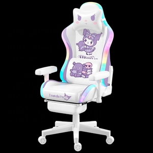 Envío gratis India Tailandia lindo diseño blanco <span class=keywords><strong>Cinnamoroll</strong></span> LED <span class=keywords><strong>Silla</strong></span> de juego mujer chica dormitorio hija regalo RGB <span class=keywords><strong>Gamer</strong></span> <span class=keywords><strong>silla</strong></span> - Product Image 5