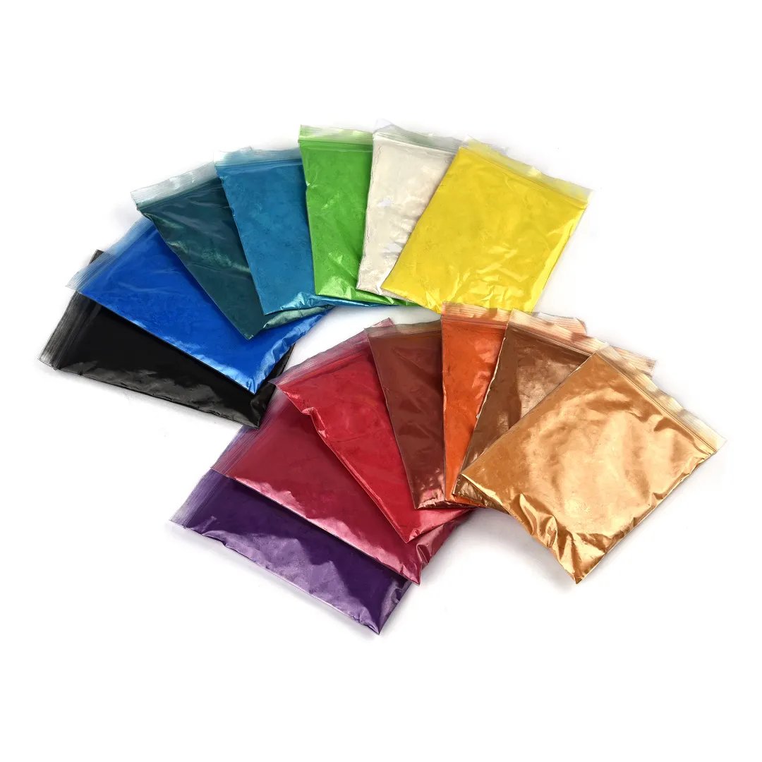 30 Perl glanz Epoxidharz Farbe Metallic Pulver Pigmente Set