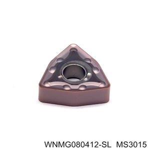 Inserto de Carburo para Torno CNC DNMACT WNMG080412, Forma Rómbica, Fijación con Tornillo - Product Image 5