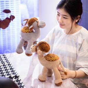 لعبة جمل محشوة واقعية محشوة للحيوانات في الصحراء للأطفال لعبة حيوانات محشوة جمل - Product Image 5