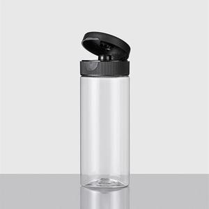 Bouteille souple en PET pour miel, <span class=keywords><strong>ketchup</strong></span>, sauce piquante avec bouchon à clapet en silicone, 200ml, 250ml, 360ml, forme cylindrique, vente en gros - Product Image 5