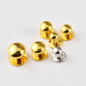Apparel <b>Rivet</b> Studs Warm Gold Copper Plated Durable Hardware Accessories For Bags Shoes <b>Clothing</b> - Product Image 4