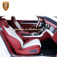 Mise à niveau des sièges en cuir véritable couvre-volant intérieur du volet de porte pour Bentley Continental GT accessoires de voiture intérieur