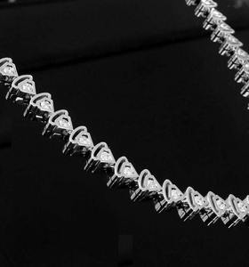 Cadena Cubana de Diamantes VVS de Alta Calidad, Totalmente Cubierta de Diamantes, con Collar de Joyería Hip Hop de Alta Gama para Hombres y Mujeres - Product Image 5