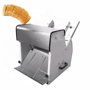 Cortador de pan mecánico comercial para panadería, máquina cortadora para salchichas, 12mm