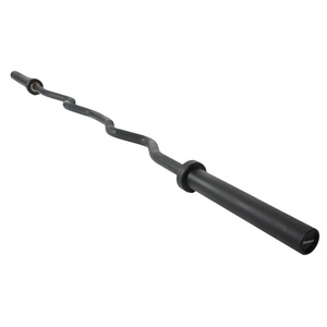 <span class=keywords><strong>Barra</strong></span> de mancuerna para rizos, para placas de peso de 2 pulgadas, para levantamiento de pesas, de 47 ", 2 collares de resorte incluidos - Product Image 1
