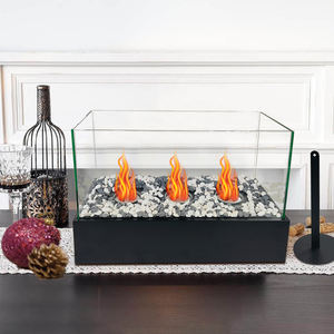 Chimenea <span class=keywords><strong>de</strong></span> <span class=keywords><strong>Bioetanol</strong></span> <span class=keywords><strong>de</strong></span> Sobremesa Cookwin, Chimenea Independiente <span class=keywords><strong>de</strong></span> Acero para Interiores y Exteriores, Mini Chimenea <span class=keywords><strong>de</strong></span> Etanol - Product Image 4