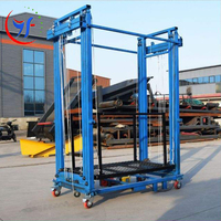 Plate-forme élévatrice d'échafaudage électrique pliable Petit échafaudage léger portable en acier et levage d'échelle