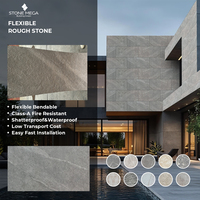 Panneaux muraux flexibles en pierre artificielle pour extérieur, imitation céramique et granit, prix de gros