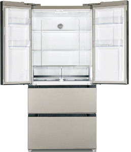 Smad 402L Stainless Steel Portable No Frost Compressor French Door <b>Refrigerator</b> for Household & Hotel Use - Product Image 1