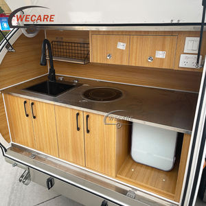 WECARE Petites caravanes de voyage, caravanes indépendantes à suspension, petite caravane pour voiture, caravane en forme de larme - Product Image 4