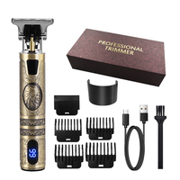 Bigsmile profesyonel elektrikli saç ClipperRechargeable akülü saç kesimi makinesi LCD taşınabilir berber düzeltici saç düzeltici